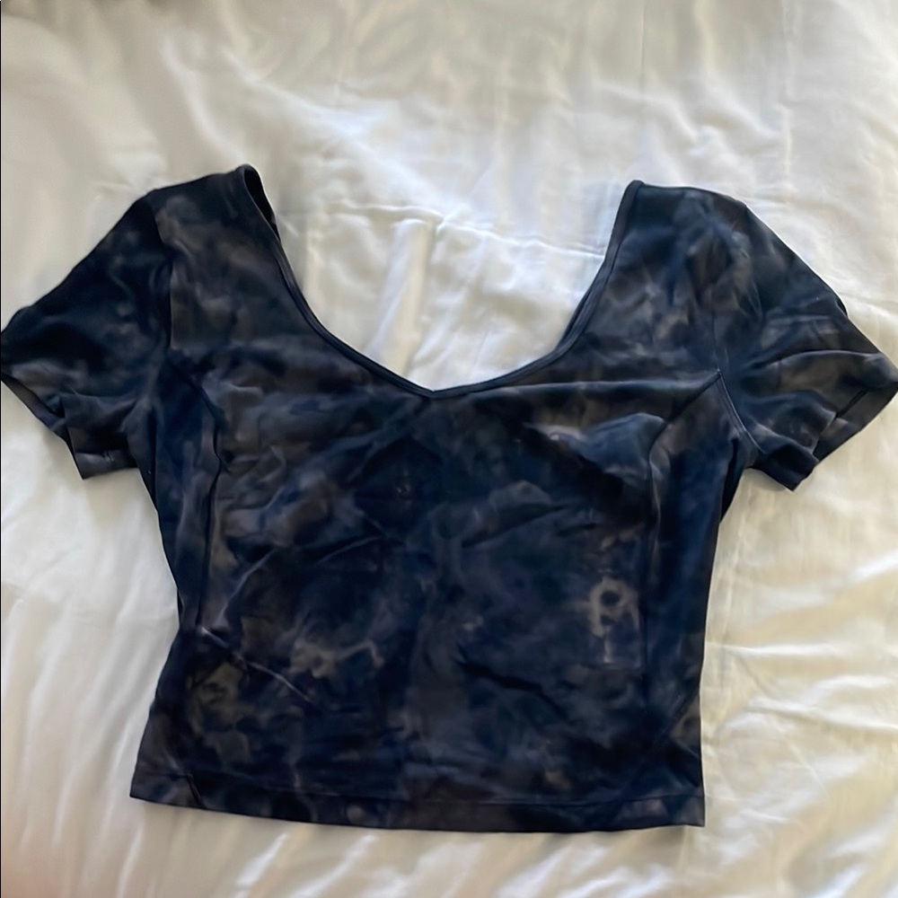 Lululemon Align tee tie dye